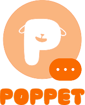 POPPET 음성 기반 가족 소통 앱 로고